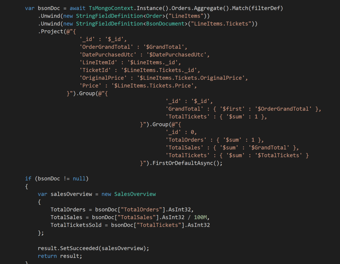 Mongo Aggregation Pipeline Example