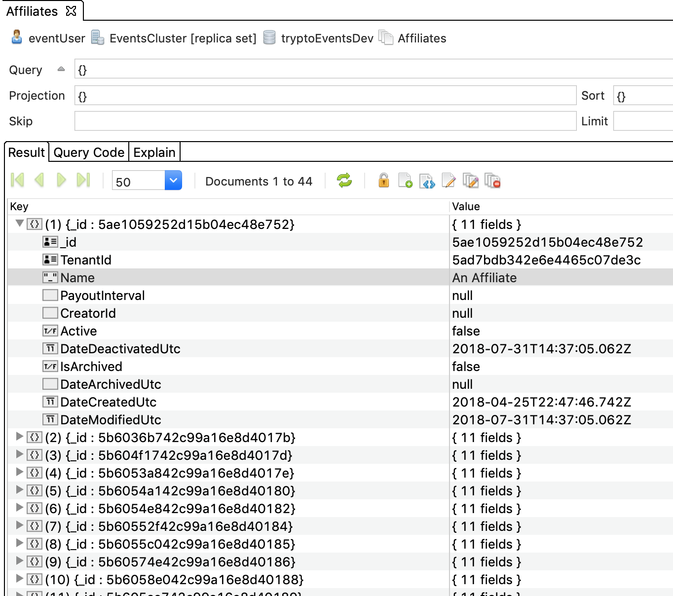 MongoDB development example for San Diego and Southern California companies